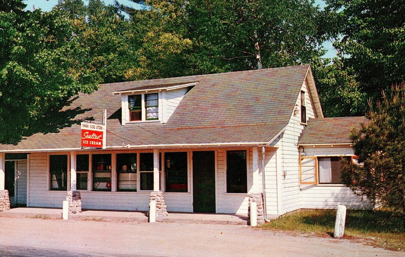 Parkside Store - Vintage Postcard (newer photo)